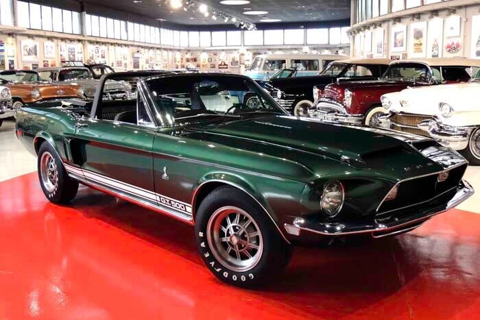 como-comprar-un-coche-clásico-americano-ford-mustang-shelby-gt-500-cabrio-1968-verde-muscle-car-venta-autos-antiguos-restauracion-jjdluxe-garage-ibi-alicante